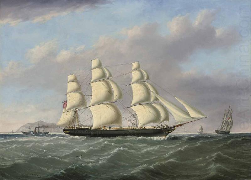 Joseph heard bound merchantman passing Anglesey china oil painting image